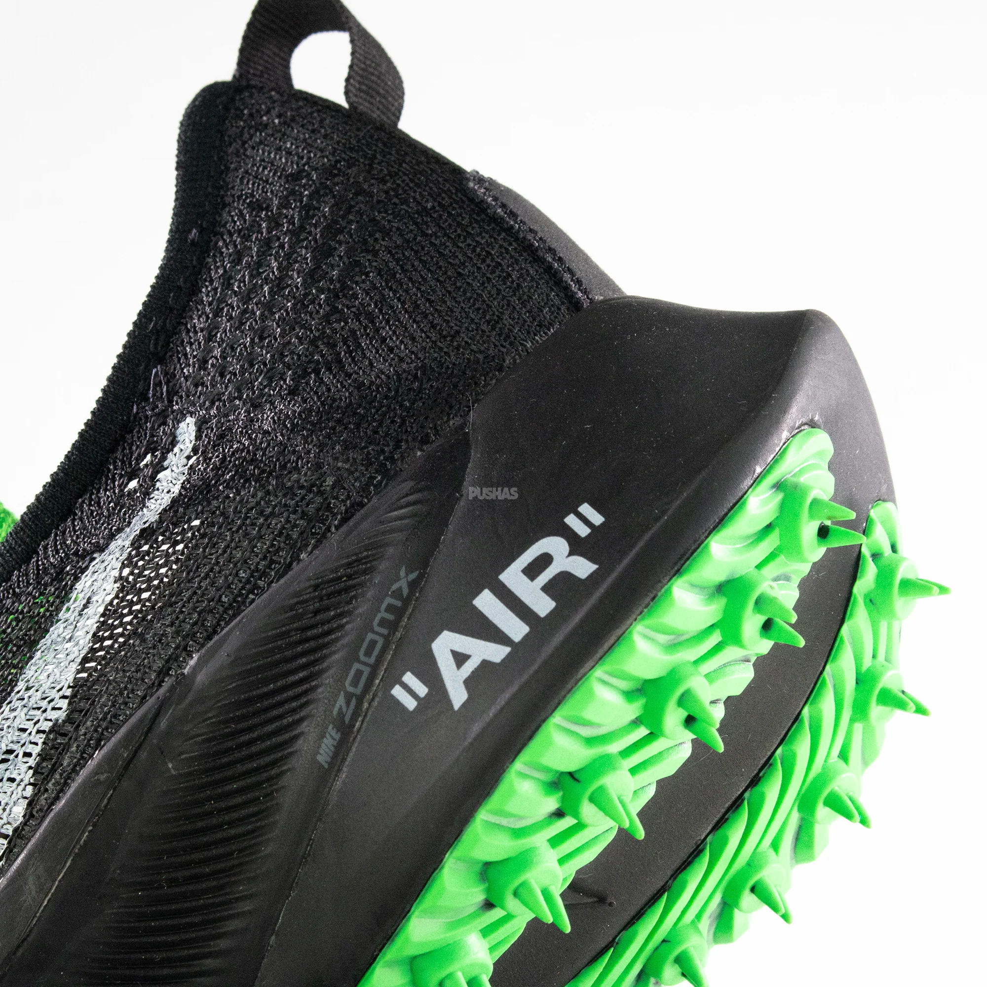 Nike Air Zoom Tempo Next% Flyknit 'Off-White Black Scream Green' (2021) - Image 13