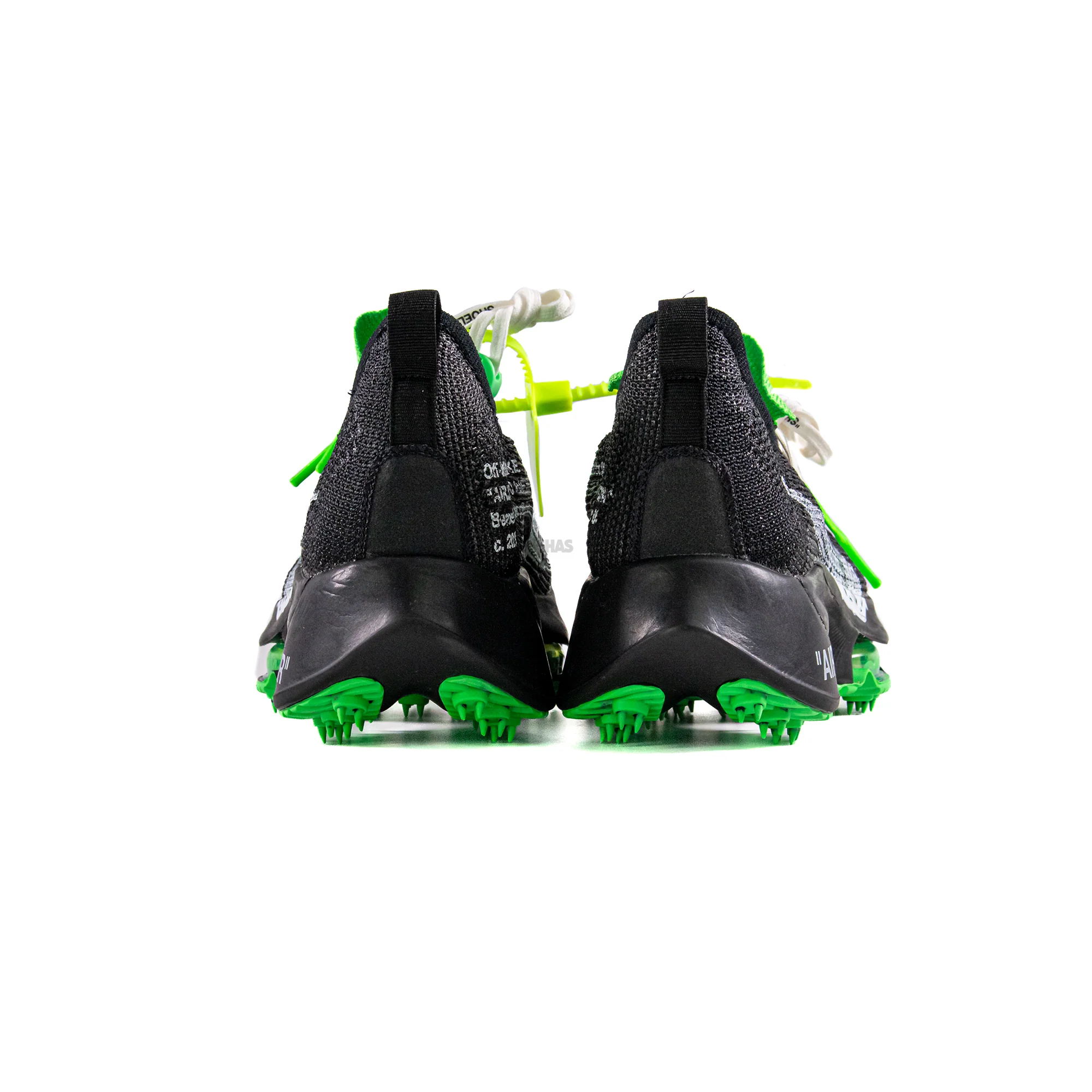 Nike Air Zoom Tempo Next% Flyknit 'Off-White Black Scream Green' (2021) - Image 5