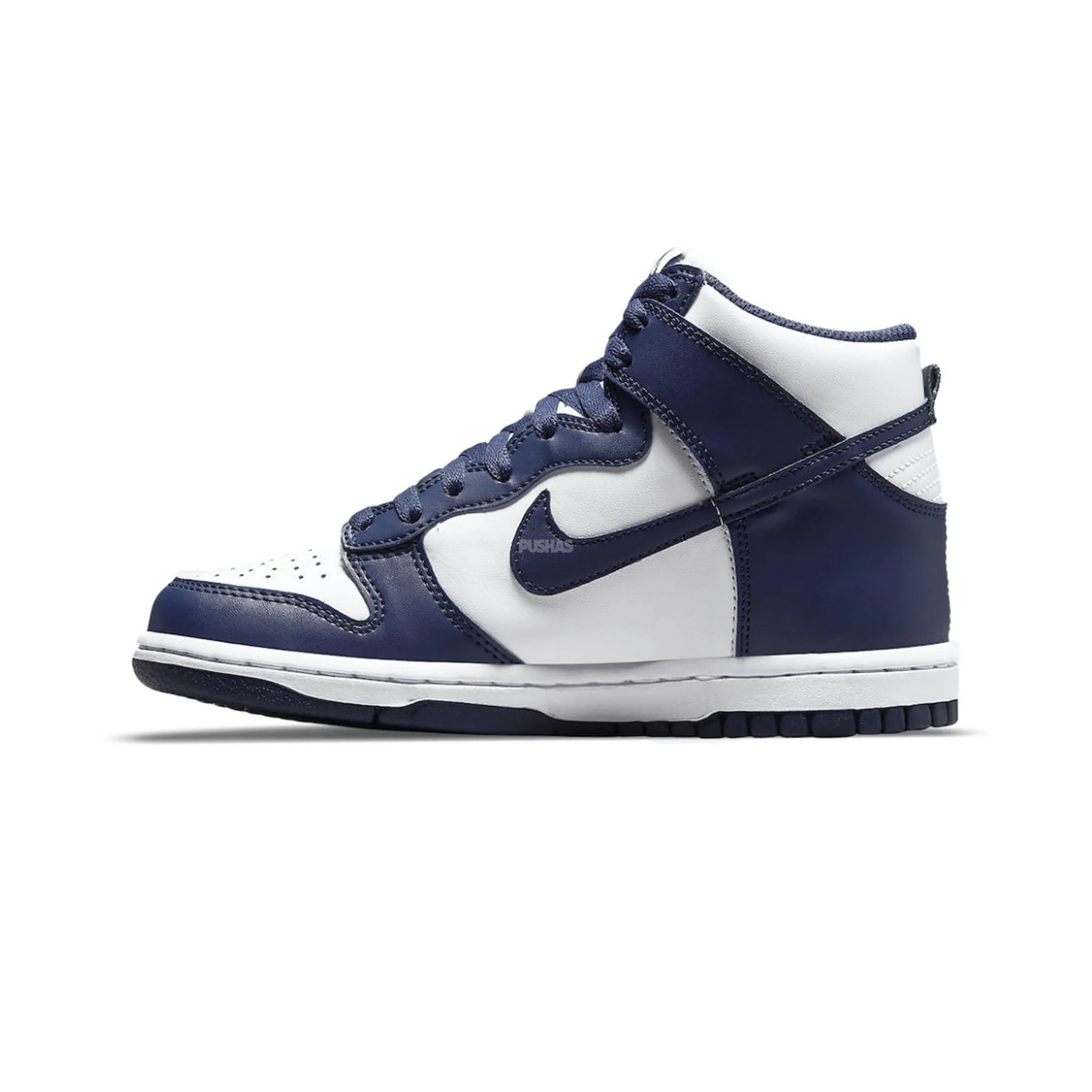 Nike Dunk High 'Championship Navy' GS (2021) - Image 3