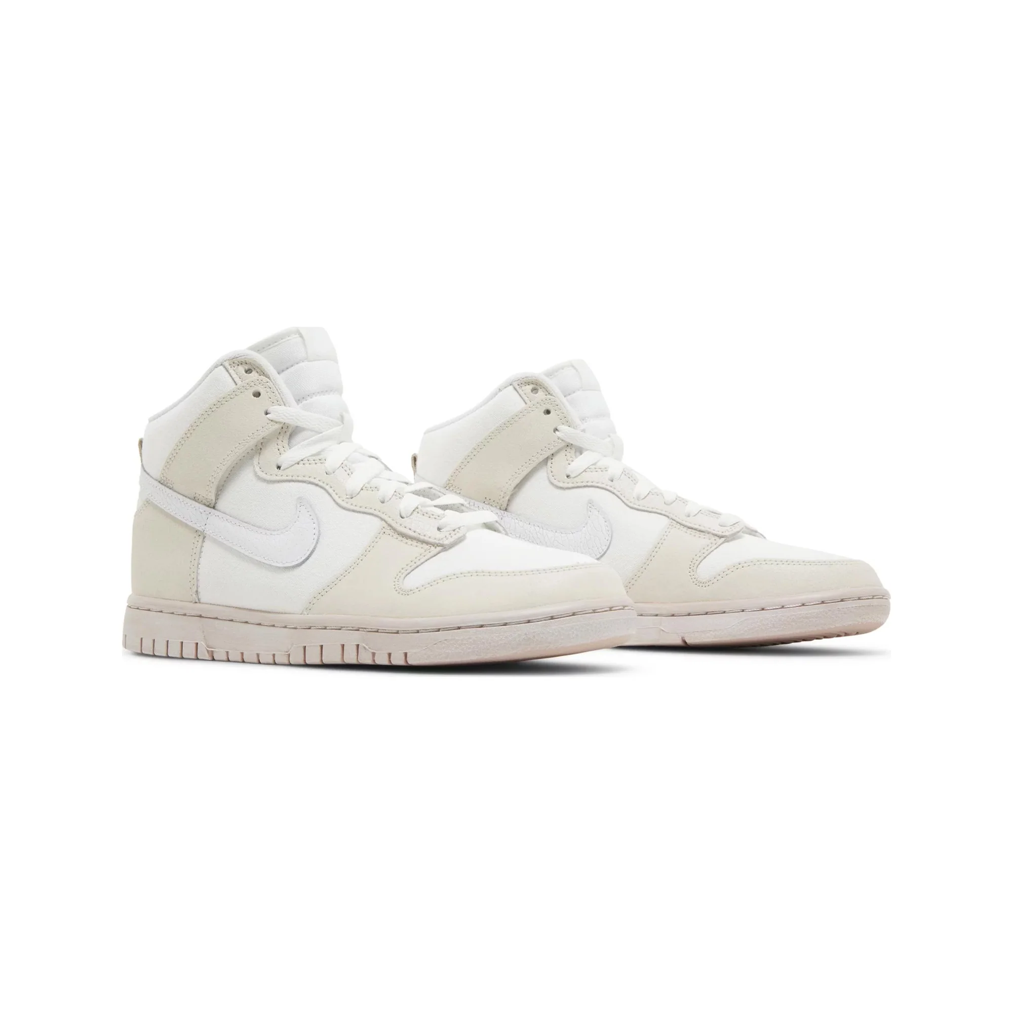 Nike Dunk High Retro PRM 'Cracked Leather Swoosh' (2023) - Image 2