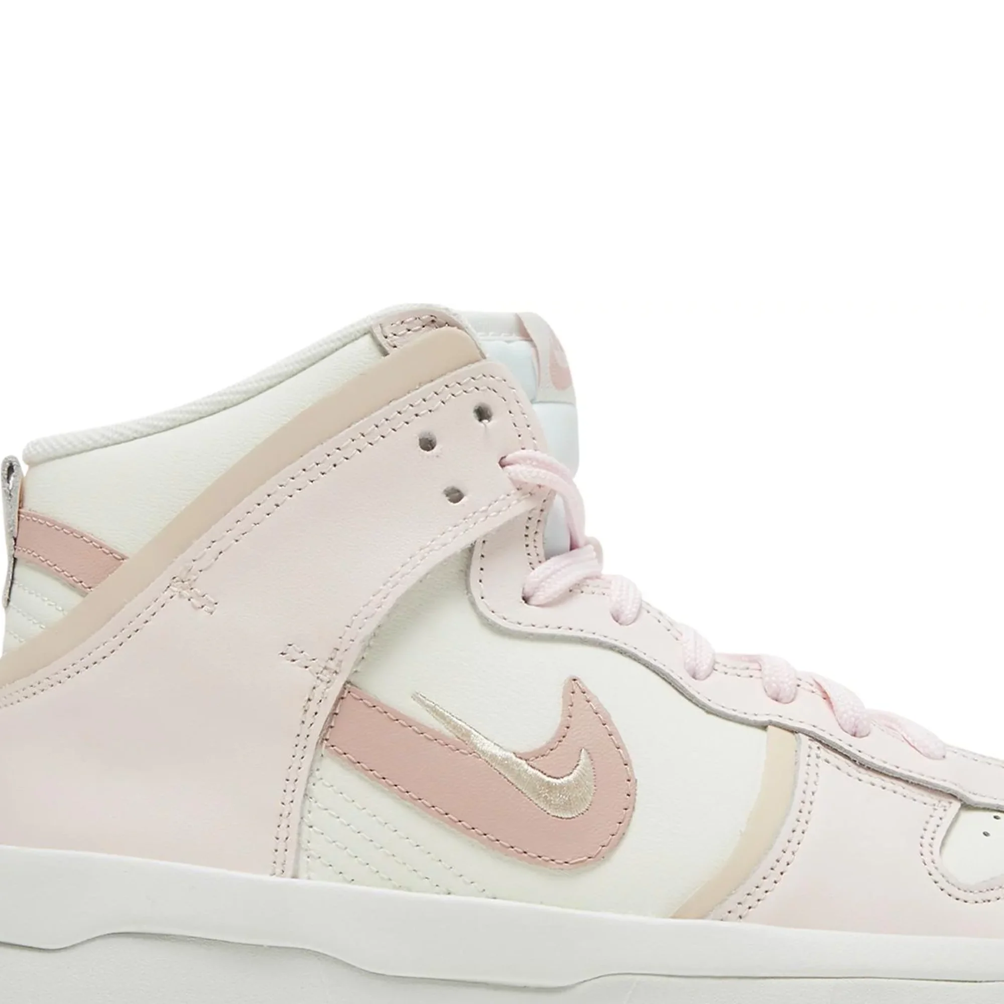 Nike Dunk High Up 'Sail Light Soft Pink' Women's (2021) - Image 6