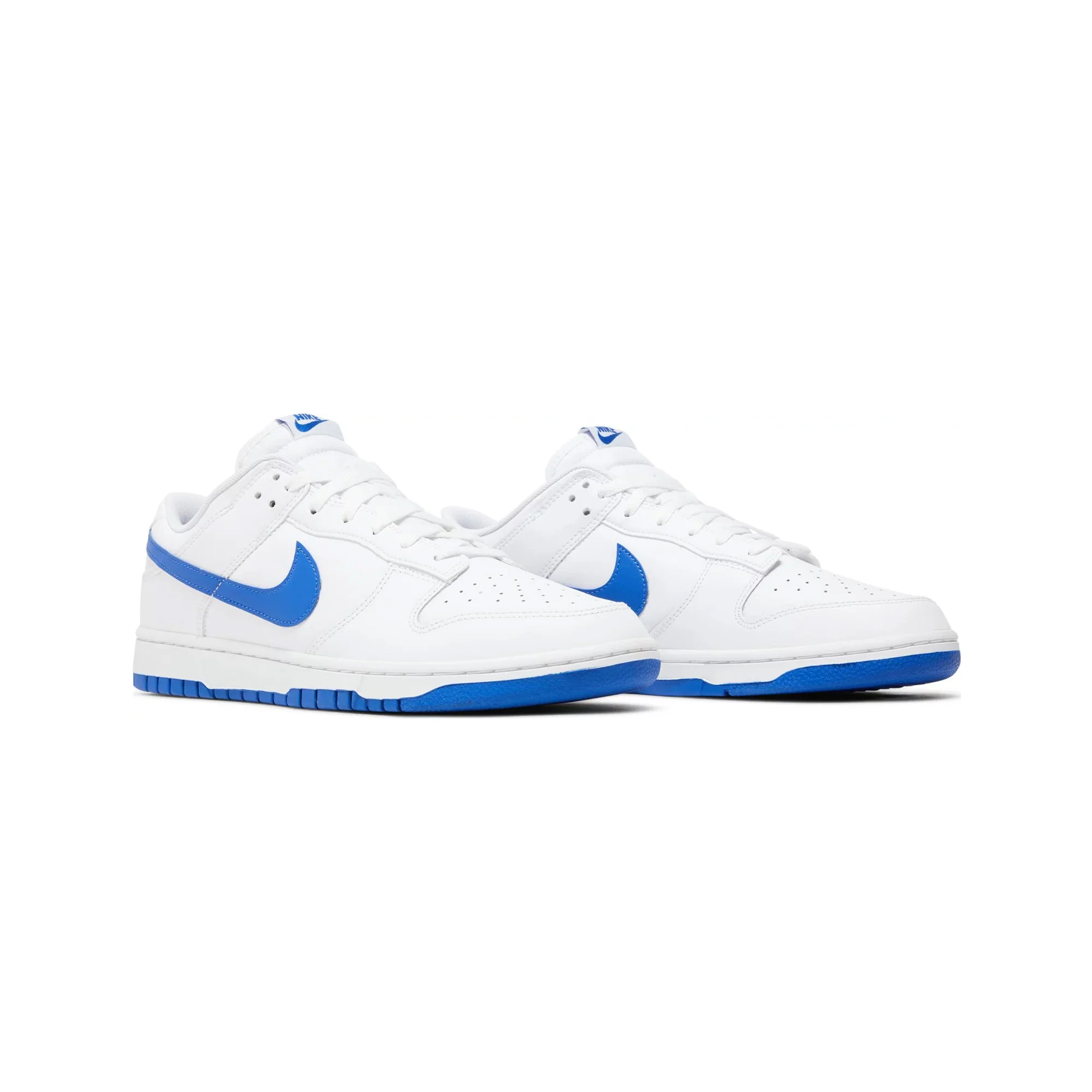Nike Dunk Low 'White Hyper Royal' (2023) - Image 2