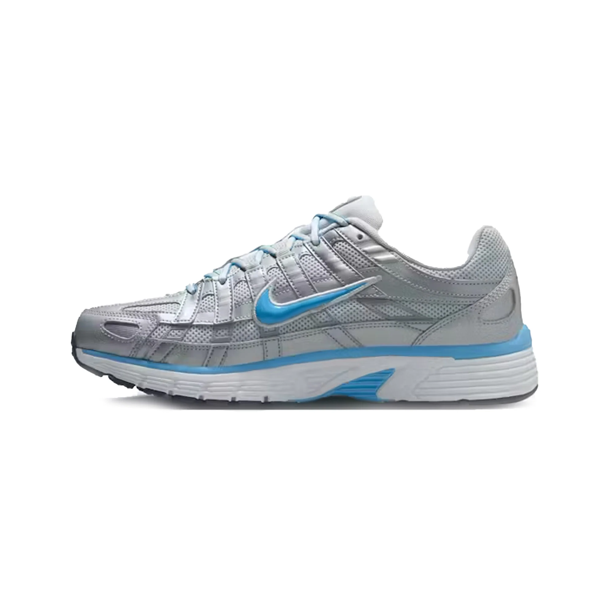 Nike P-6000 'Metallic Platinum Pure Platinum Metallic Silver University Blue' (2025) - Image 3