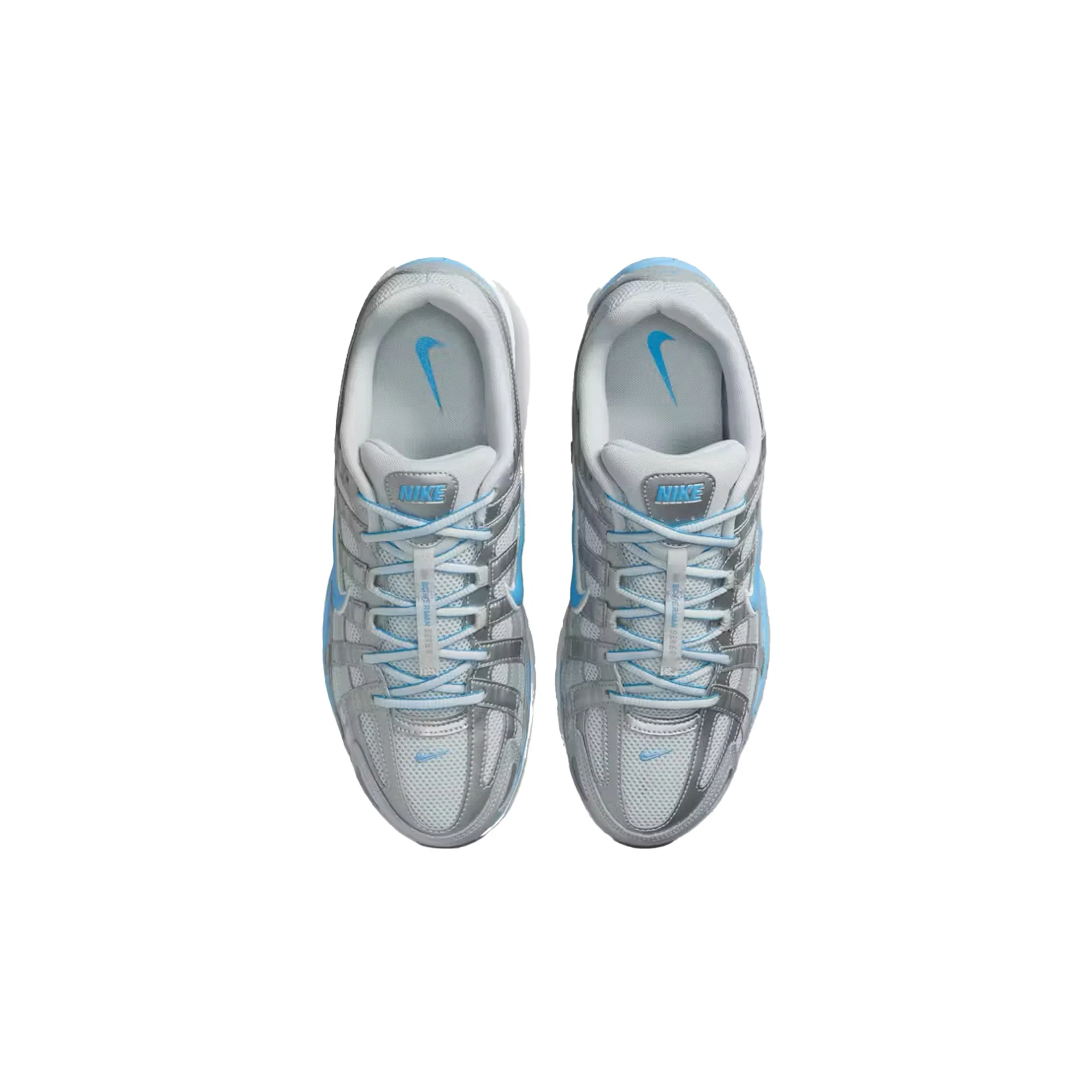 Nike P-6000 'Metallic Platinum Pure Platinum Metallic Silver University Blue' (2025) - Image 4