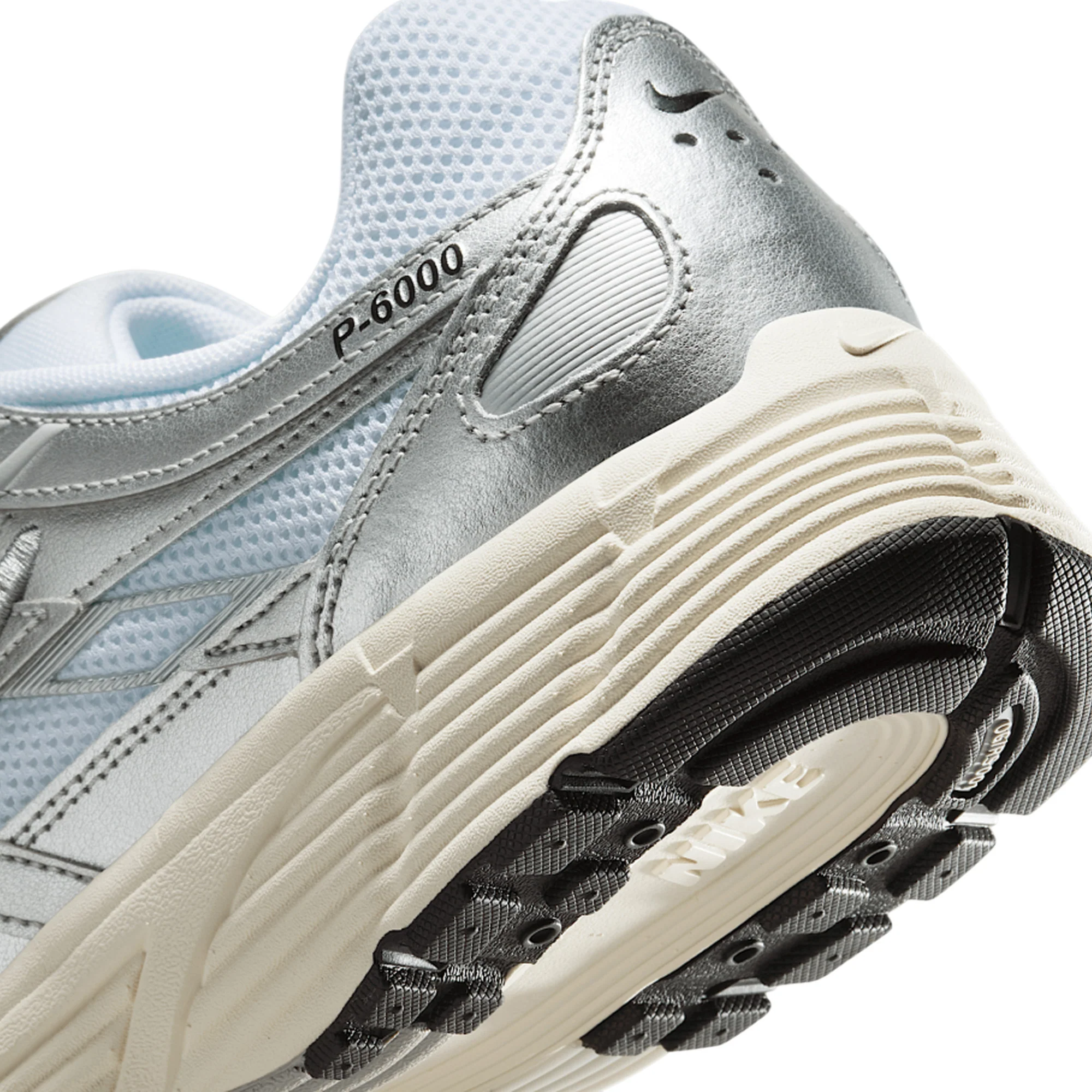 Nike P-6000 'White Metallic Silver Flat Silver Black' (2025) - Image 7