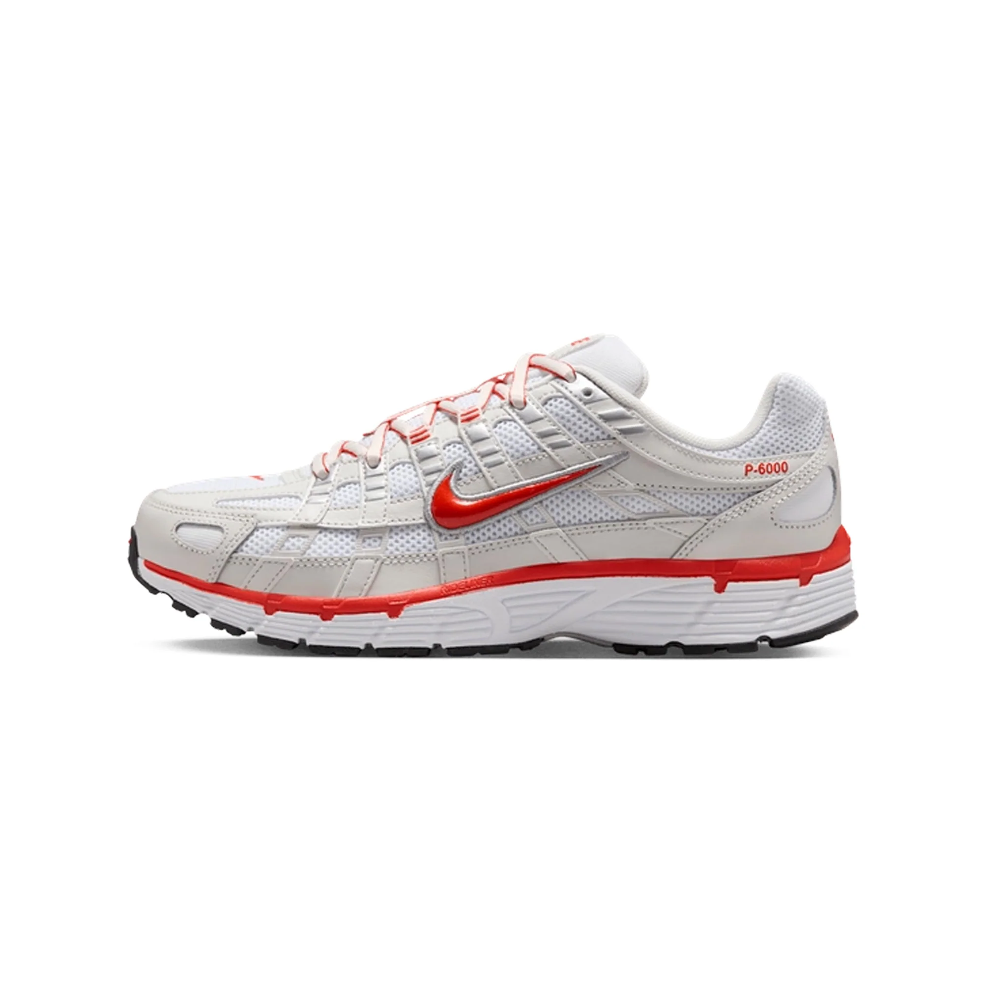 Nike P-6000 'White Platinum Tint Black Picante Red' Women's (2025) - Image 3