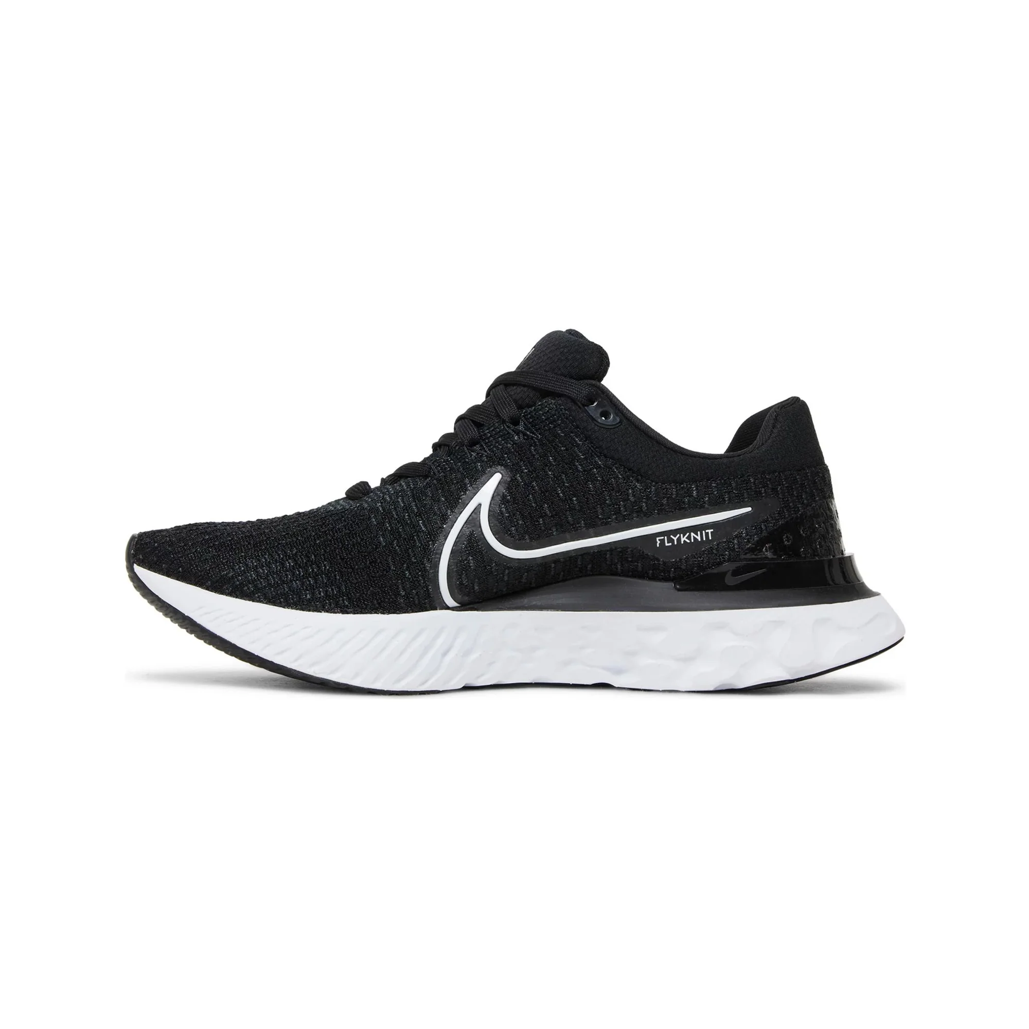 Nike React Infinity Run Flyknit 3 'Black White' (2022) - Image 3