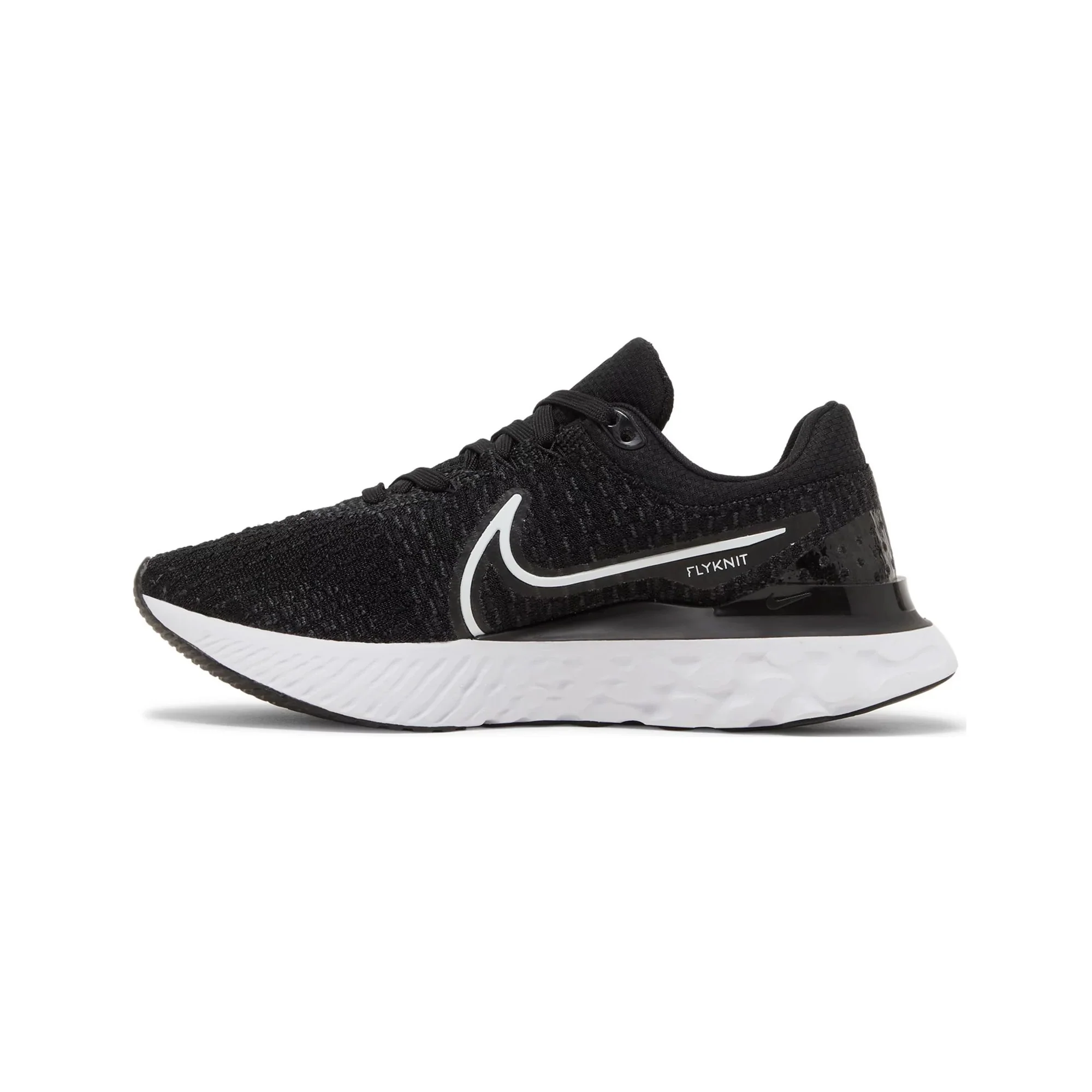 Nike React Infinity Run Flyknit 3 'Black White' Women's - Image 3