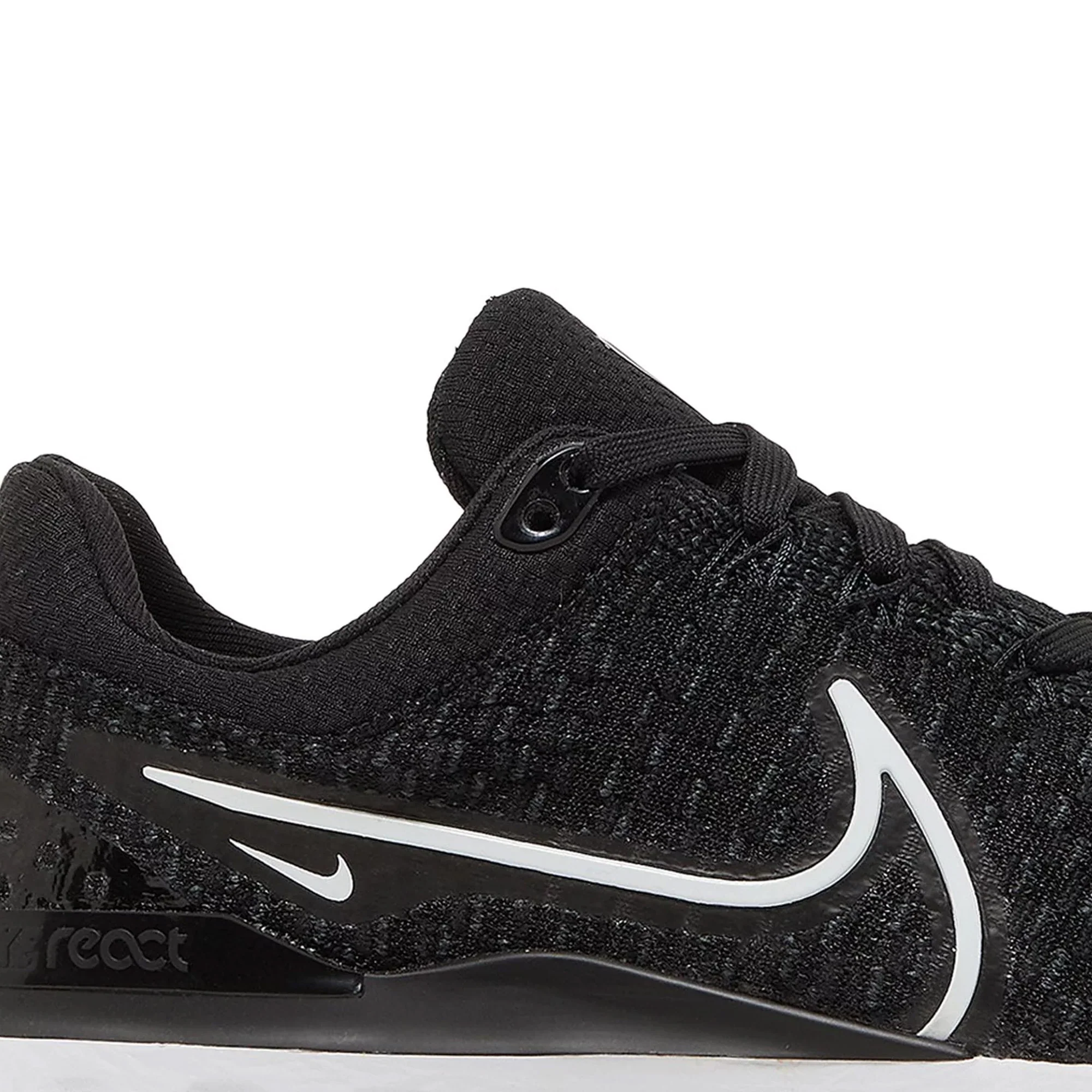 Nike React Infinity Run Flyknit 3 'Black White' Women's - Image 7