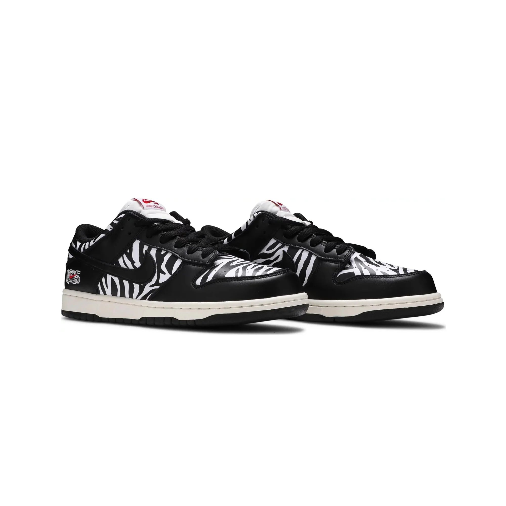 Nike SB Dunk Low OG QS 'Quartersnacks Zebra' (2021) - Image 2