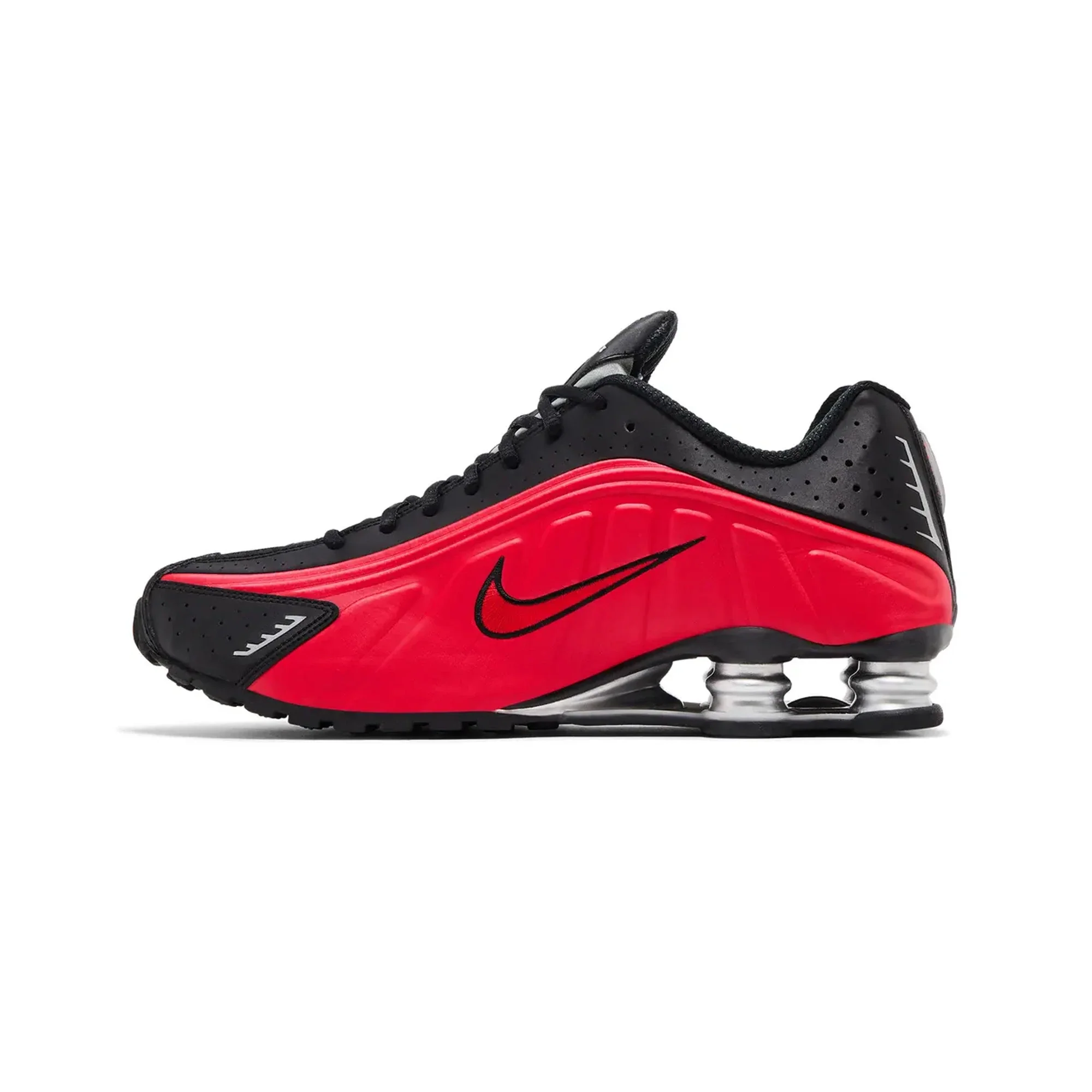 Nike Shox R4 'University Red Black Metallic Silver' - Image 3
