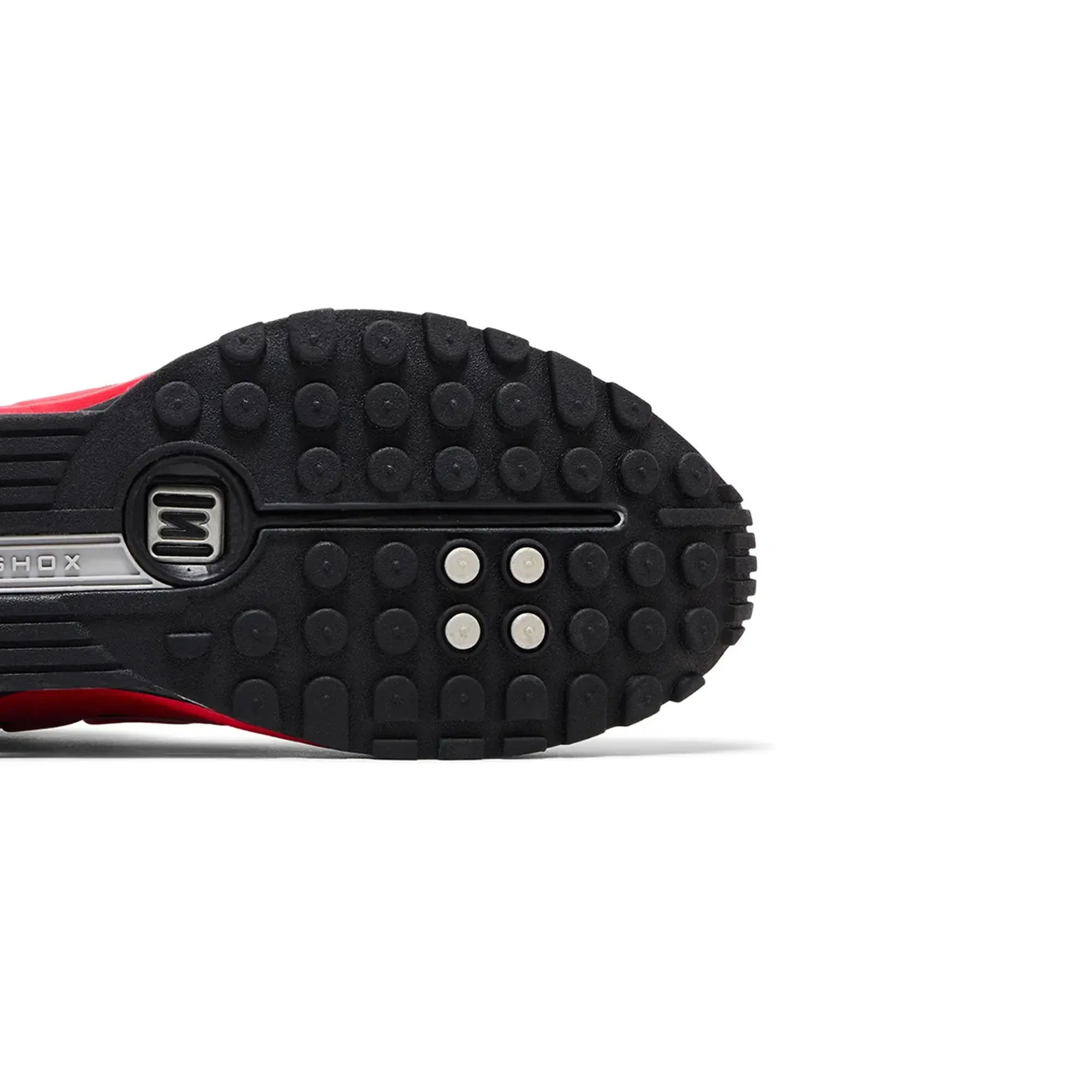 Nike Shox R4 'University Red Black Metallic Silver' - Image 8