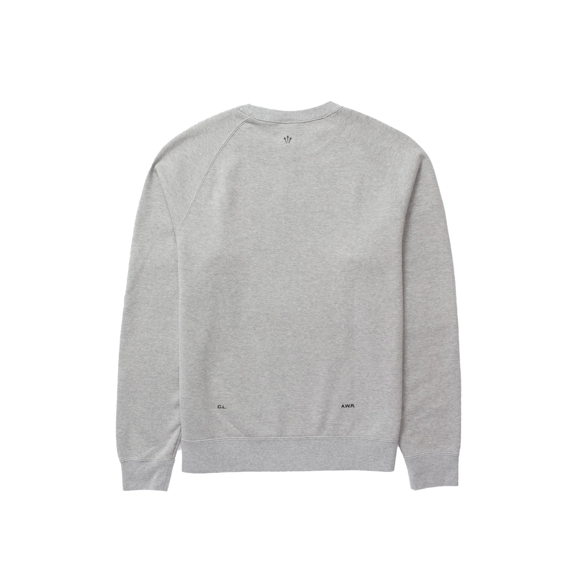 Nike x NOCTA Men's Fleece CS Crew 'Dark Grey Heather' - Image 2