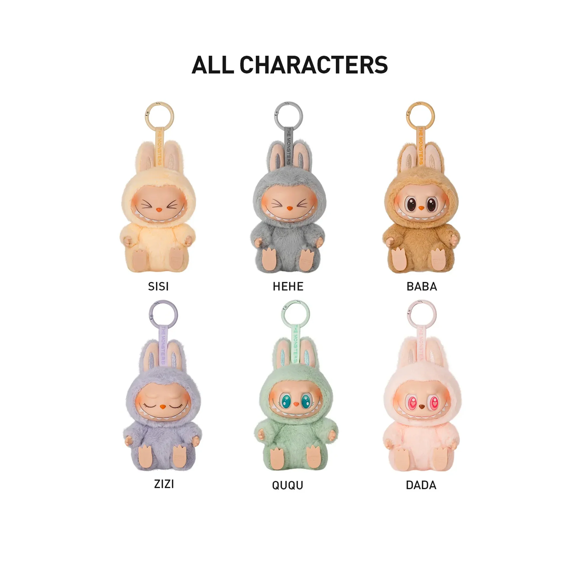 POP MART The Monsters LABUBU Have a Seat Vinyl Plush Pendant Face Sealed Case (6 Blind Boxes) - Image 3