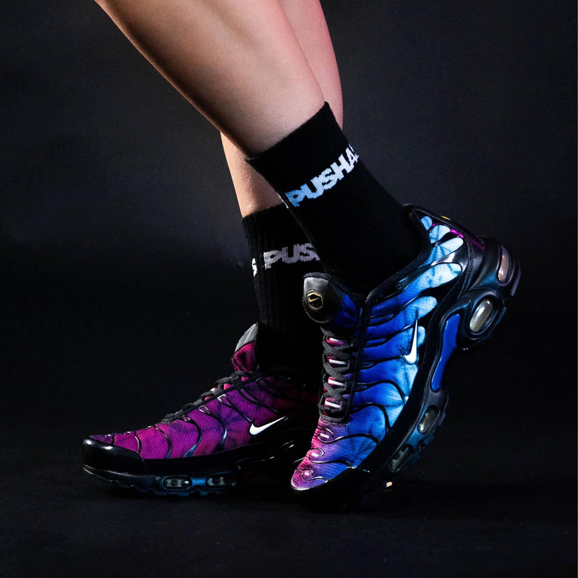 PUSHAS 'Premium Logo' Socks (3 Pack) - Image 3