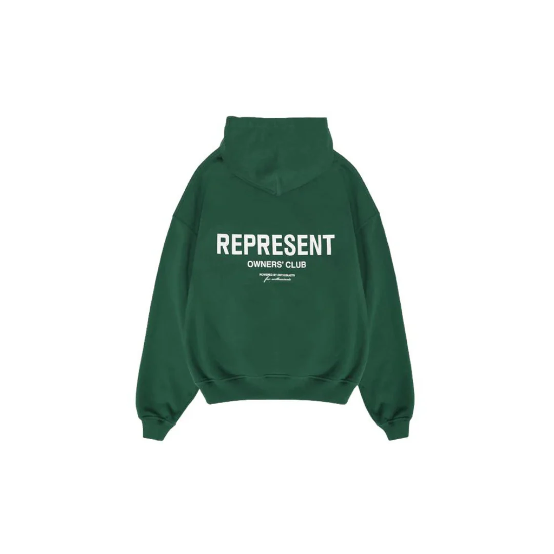 Represent Owners Club Hoodie 'Racing Green' - Image 2