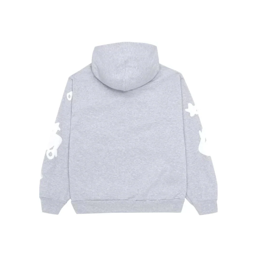 Sp5der Beluga Hoodie 'Heather Grey' (2023) - Image 2