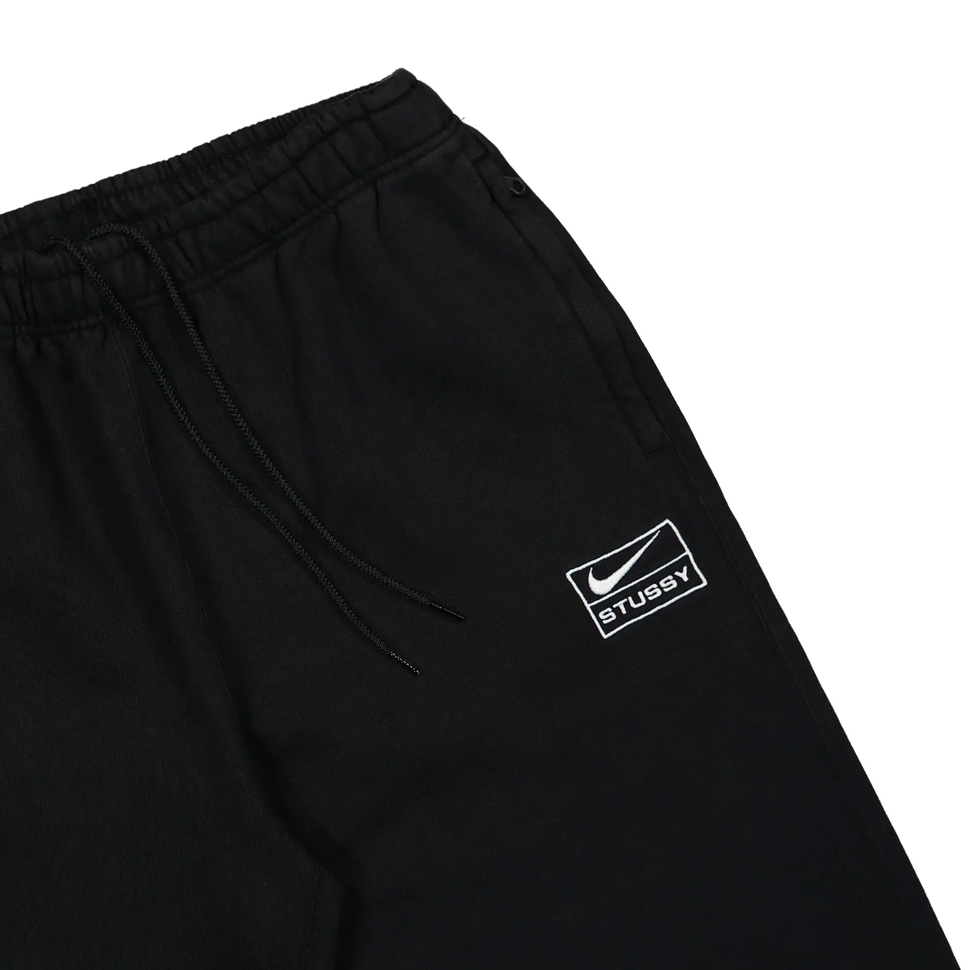 Stussy x Nike Stone Washed Fleece Pant 'Black' (2025) - Image 3