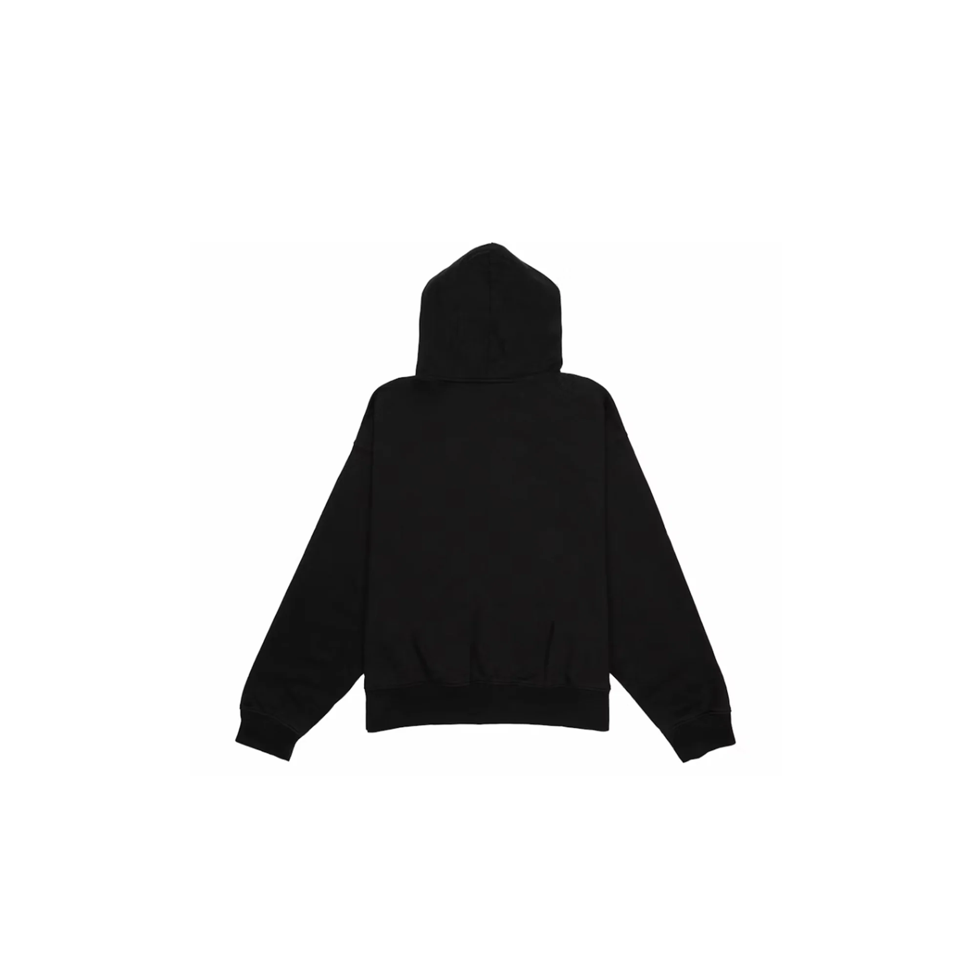 Stussy x Nike Stone Washed Fleece Zip Hoodie 'Black' (2023) - Image 2