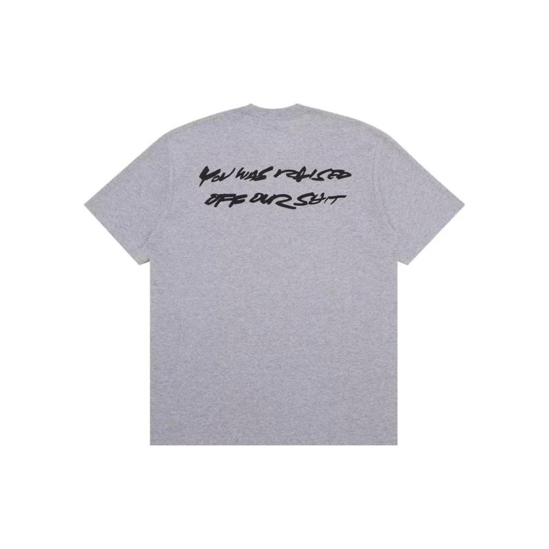 Supreme Futura Box Logo Tee 'Heather Grey' (2024) - Image 2