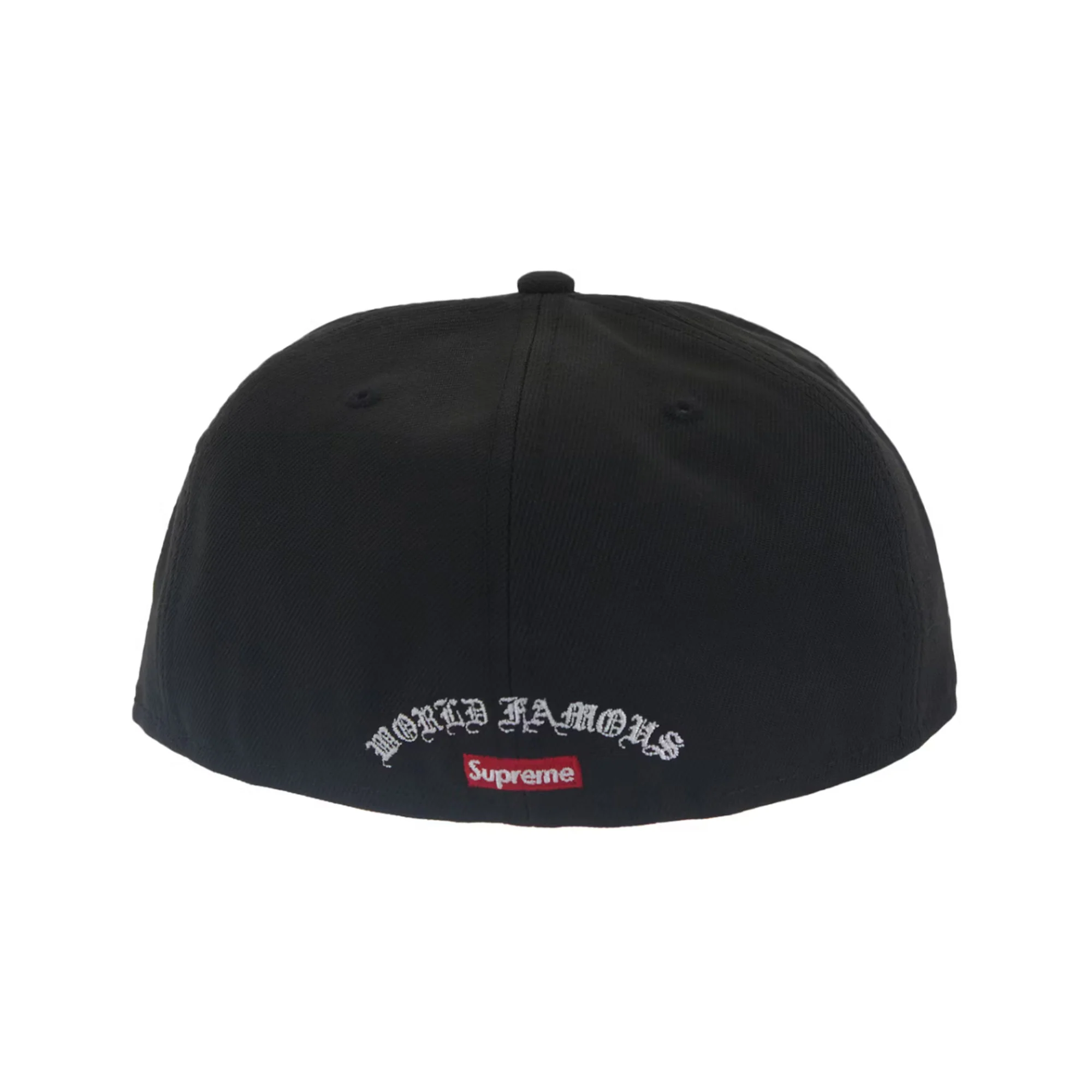 Supreme Gold Cross S Logo New Era Fitted Hat 'Black' (2024) - Image 2