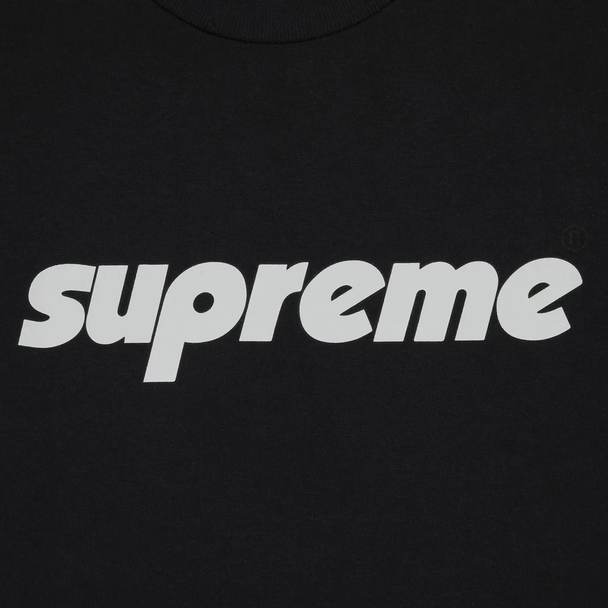 Supreme Pinline Tee 'Black' (2024) - Image 2