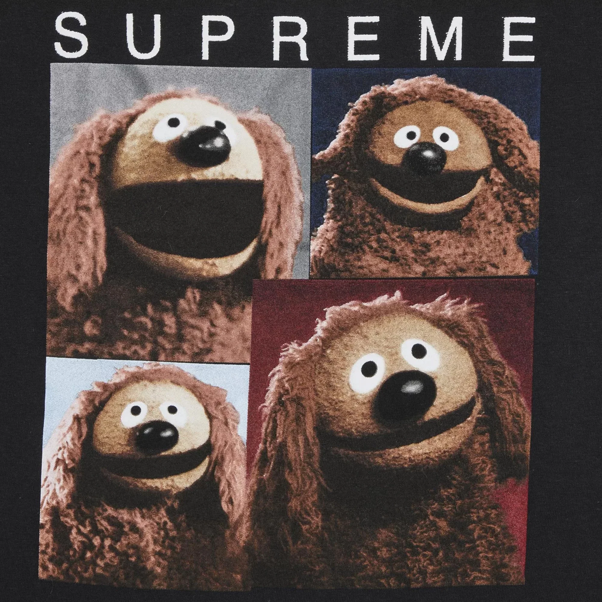 Supreme Rowlf Tee 'Black' (2024) - Image 2