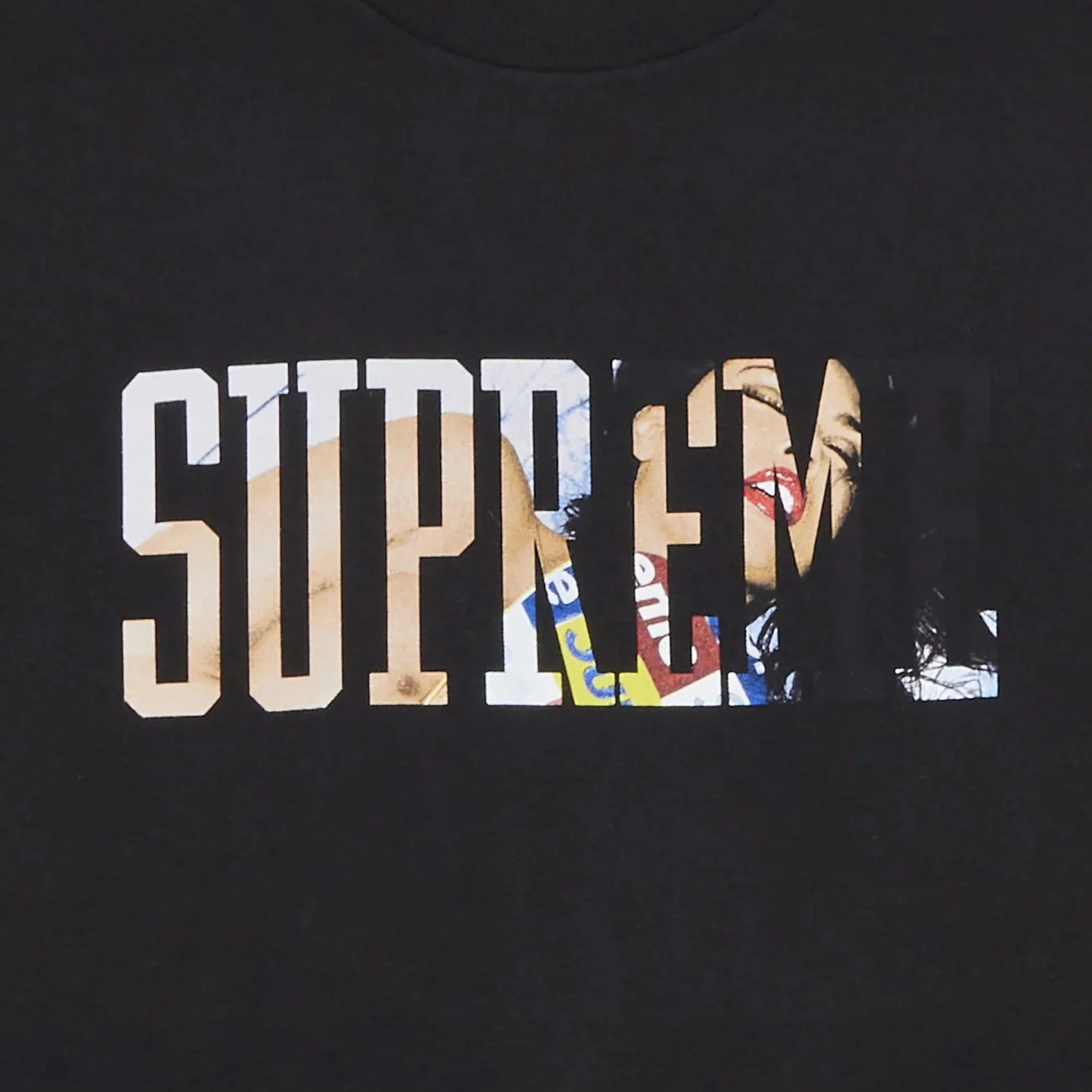 Supreme Tera Patrick Collegiate Tee 'Black' (2024) - Image 2