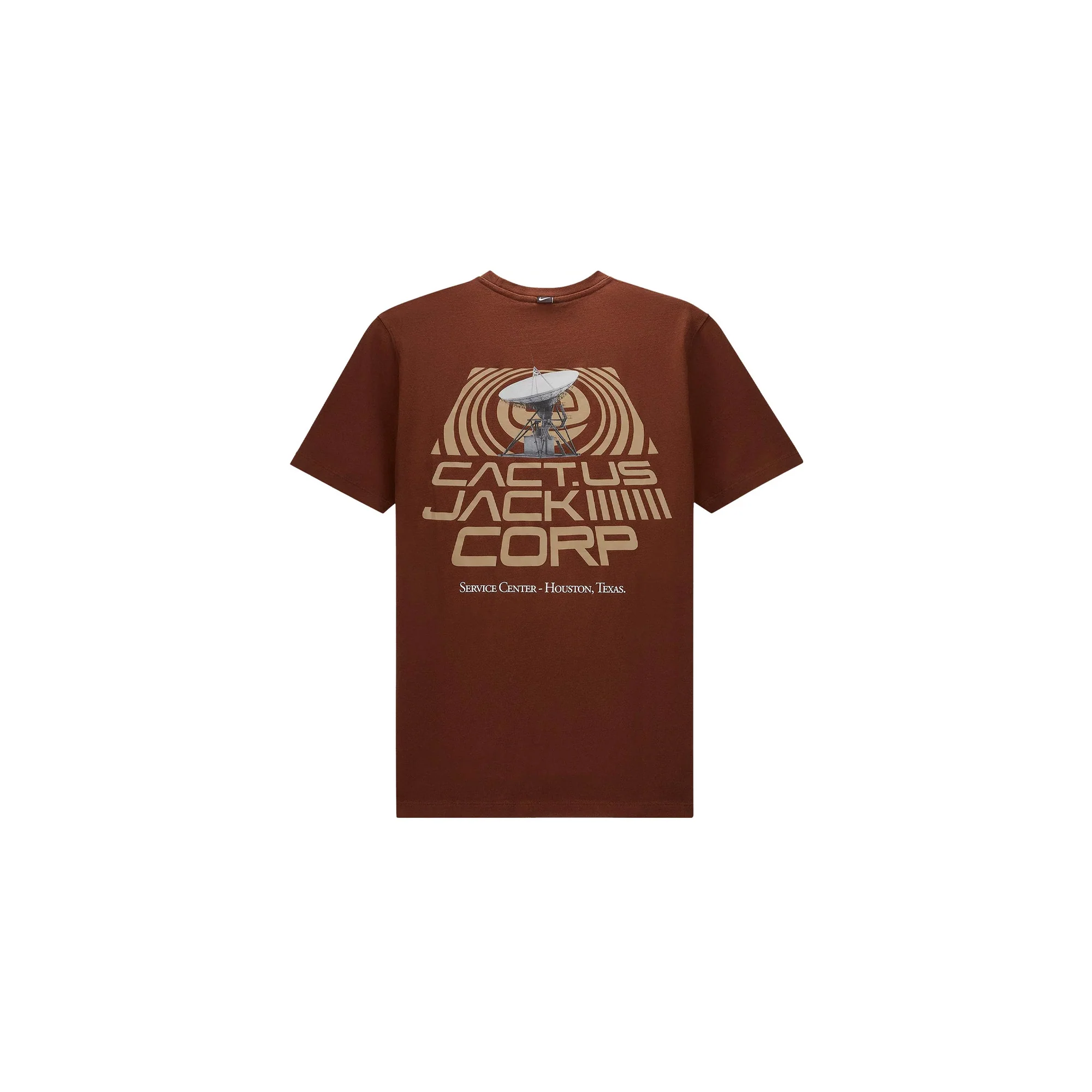 Travis Scott CACT.US CORP x Nike U NRG BH T-shirt 'Brown' (2022) - Image 2