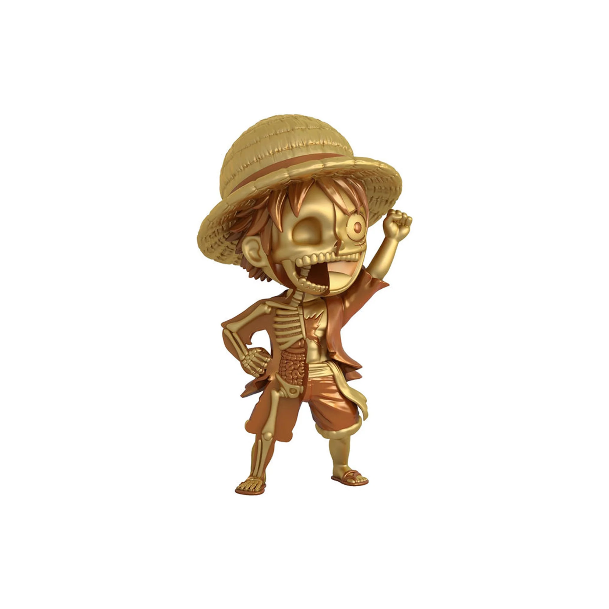 XXRAY PLUS One PIece Luffy Figure 'Treasure Gold Edition' - Image 4