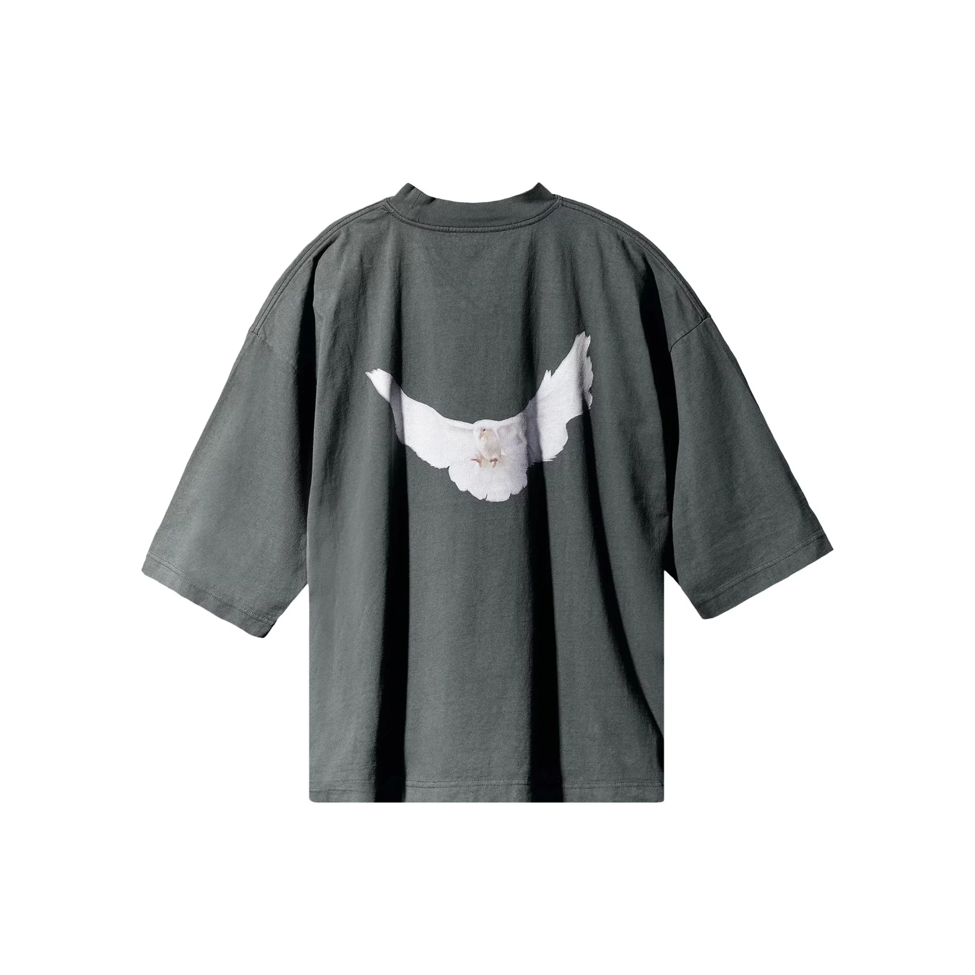 Yeezy Gap Engineered by Balenciaga Dove 3/4 Sleeve Tee 'Dark Green' - Image 2