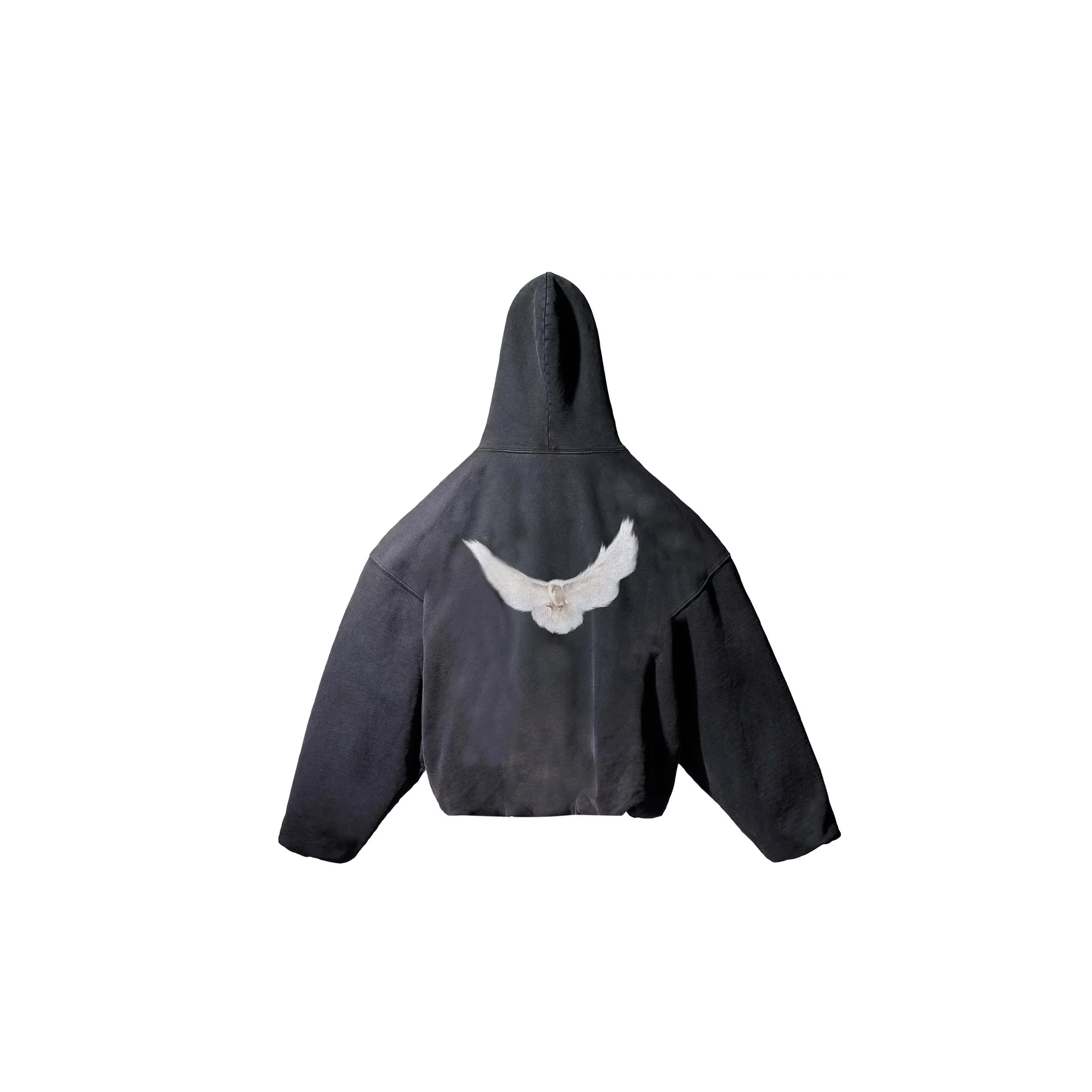 Yeezy Gap Engineered by Balenciaga Dove Hoodie 'Washed Black' (2024) - Image 2
